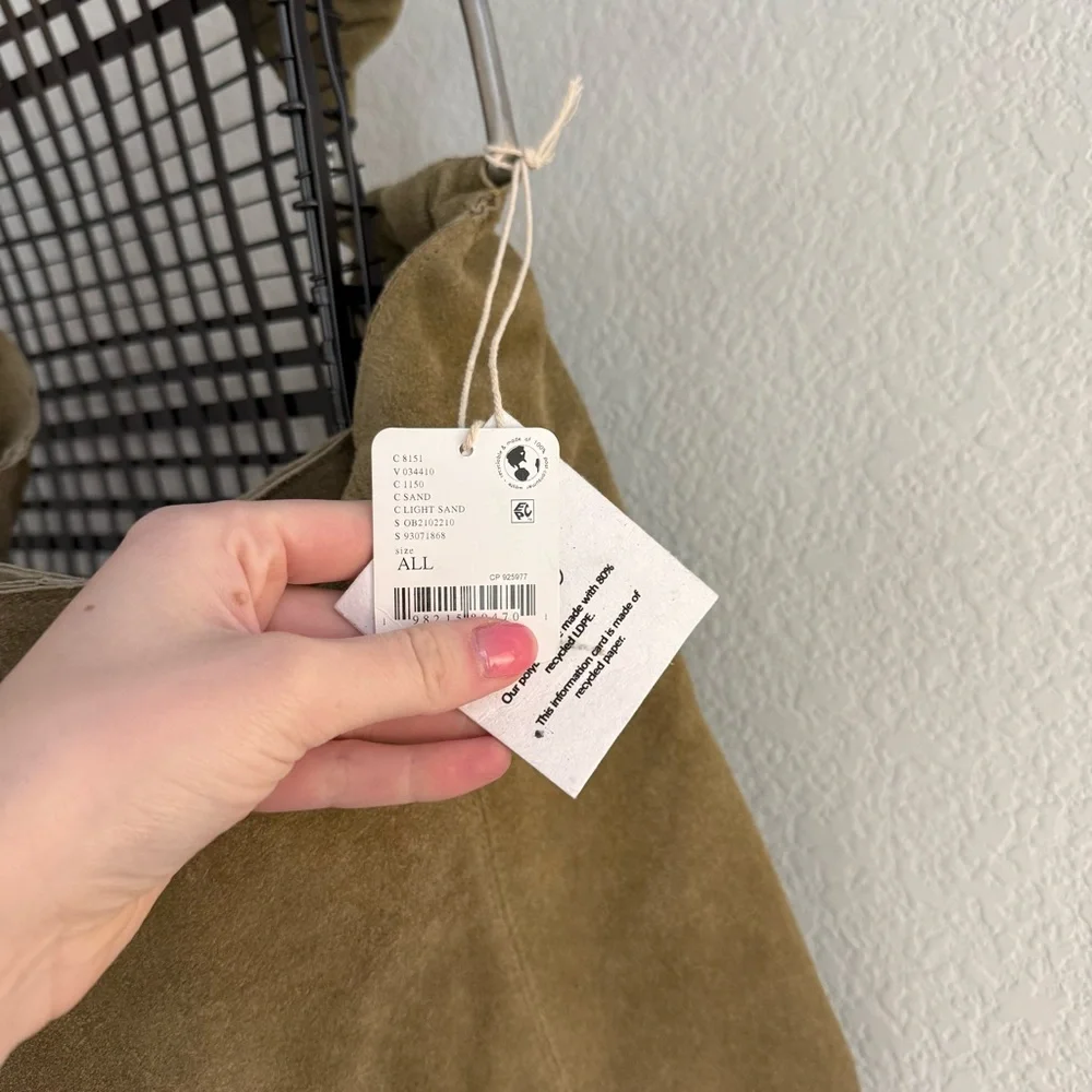Free people Bobbi Slouch Suede Tote - Picture 6 of 7